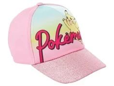 Name It kasket pink med Pokémon print og glitter
